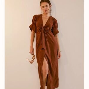 Free People Vintage Summer MIDI Dress